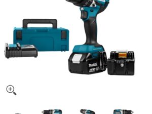 Makita DHP484RTJ Perceuse à percussion 18 V LXT BL 54 Nm